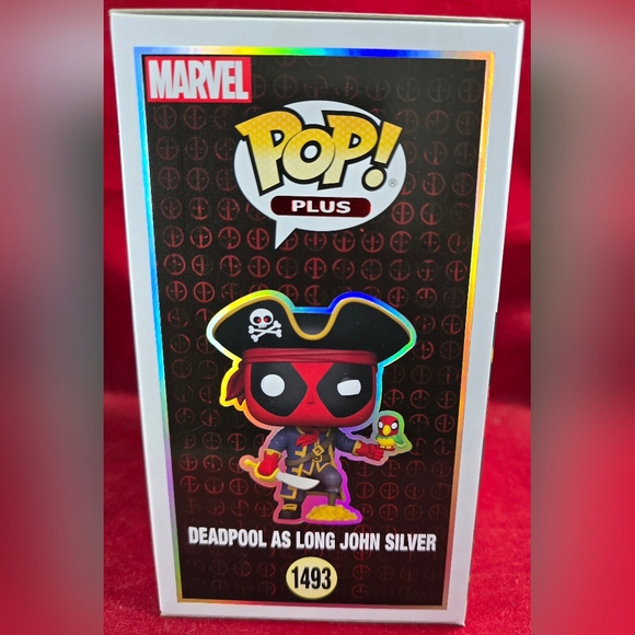 Deadpool As Long John Silver Funko # 1493 (Nib) With Pop Protector - Picture 6 of 7